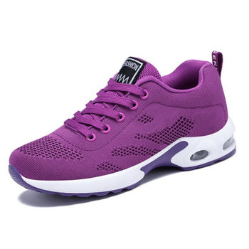 Slip-on women's comfort shoes, cushioned for everyday walking. Features arch support, great for travel & casual wear.
