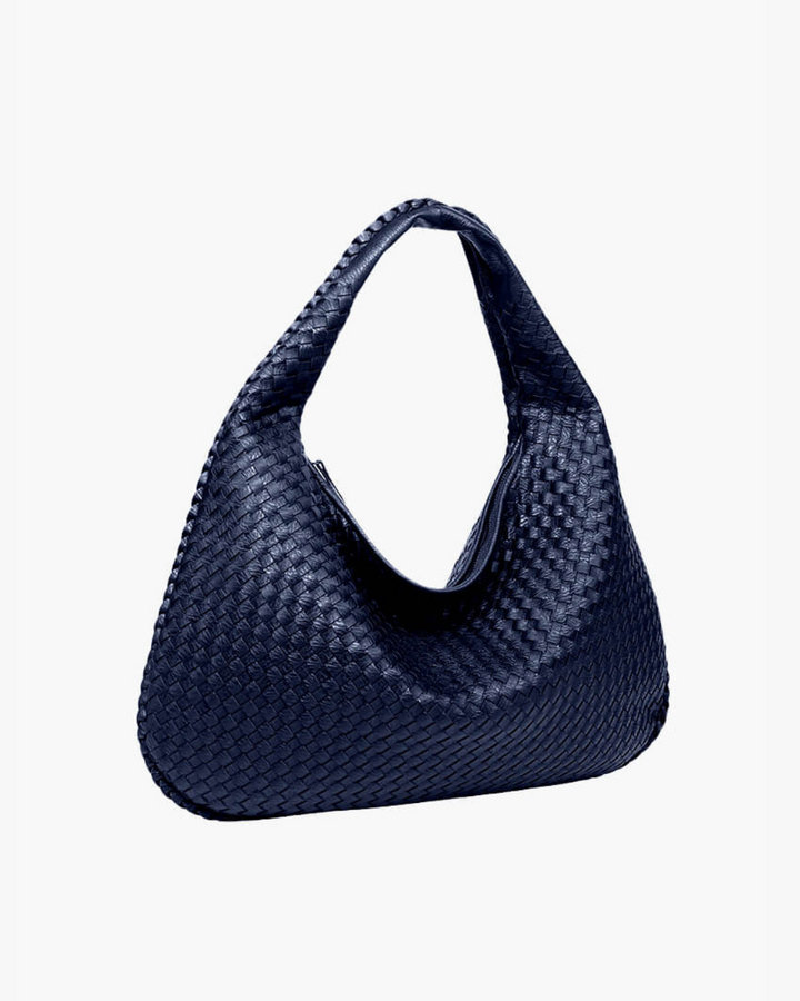 Elegant Verona woven hobo shoulder bag, an essential women's fashion accessory for any occasion.