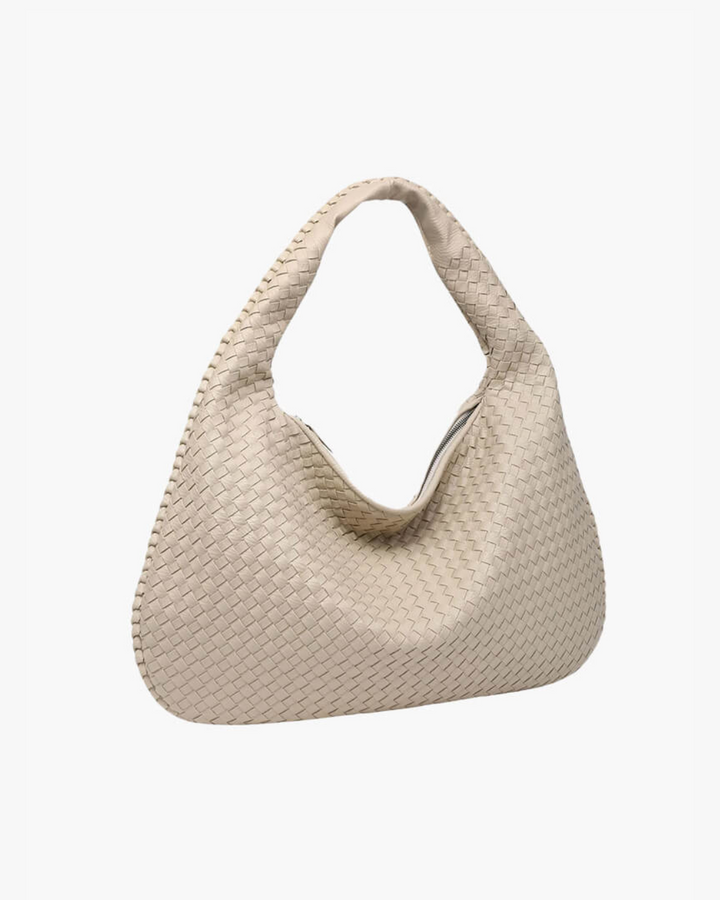 Spacious Verona woven hobo bag, a practical women's shoulder bag and versatile everyday carryall.