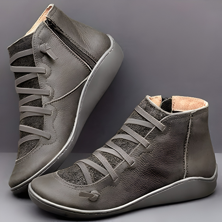 Comfortable women's walking shoes with an adjustable fit and supportive sole, ideal for daily versatile wear.
