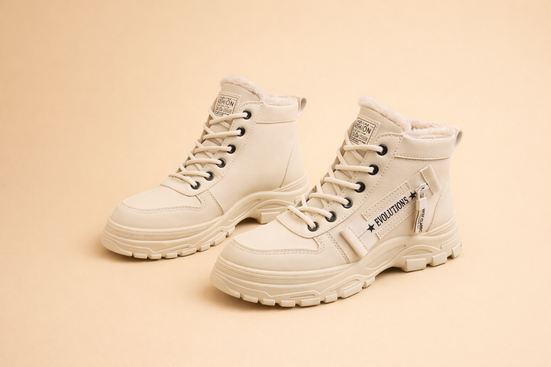 Women's warm, waterproof winter boots for snow & cold. Comfortable, durable outdoor footwear with non-slip sole.