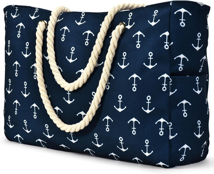 Women's waterproof large tote bag with secure zipped storage for work, travel & daily use.