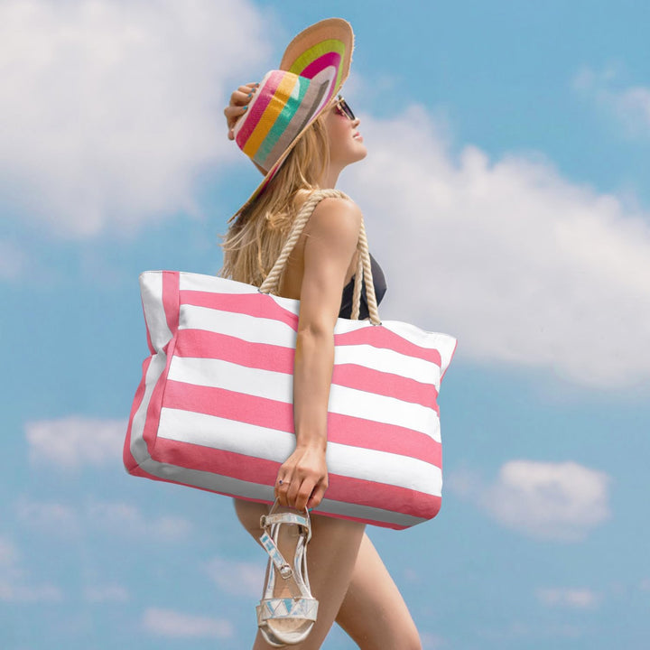 Secure zipped waterproof large tote for women, perfect for work & leisure activities.