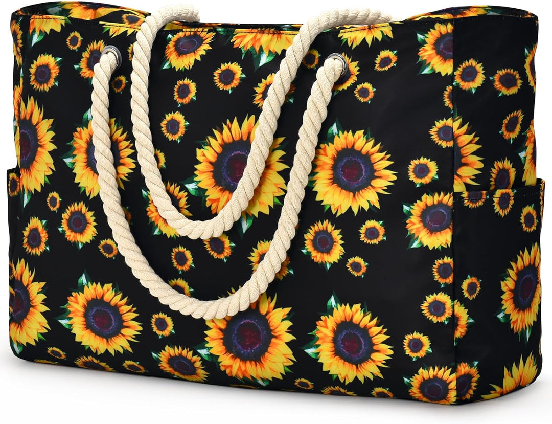 Women's highly functional waterproof large shoulder bag, with multiple zipped pockets.