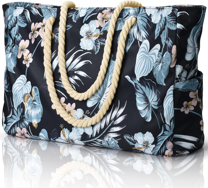 Women's ultimate waterproof large tote, combining style & function with zipped ease.