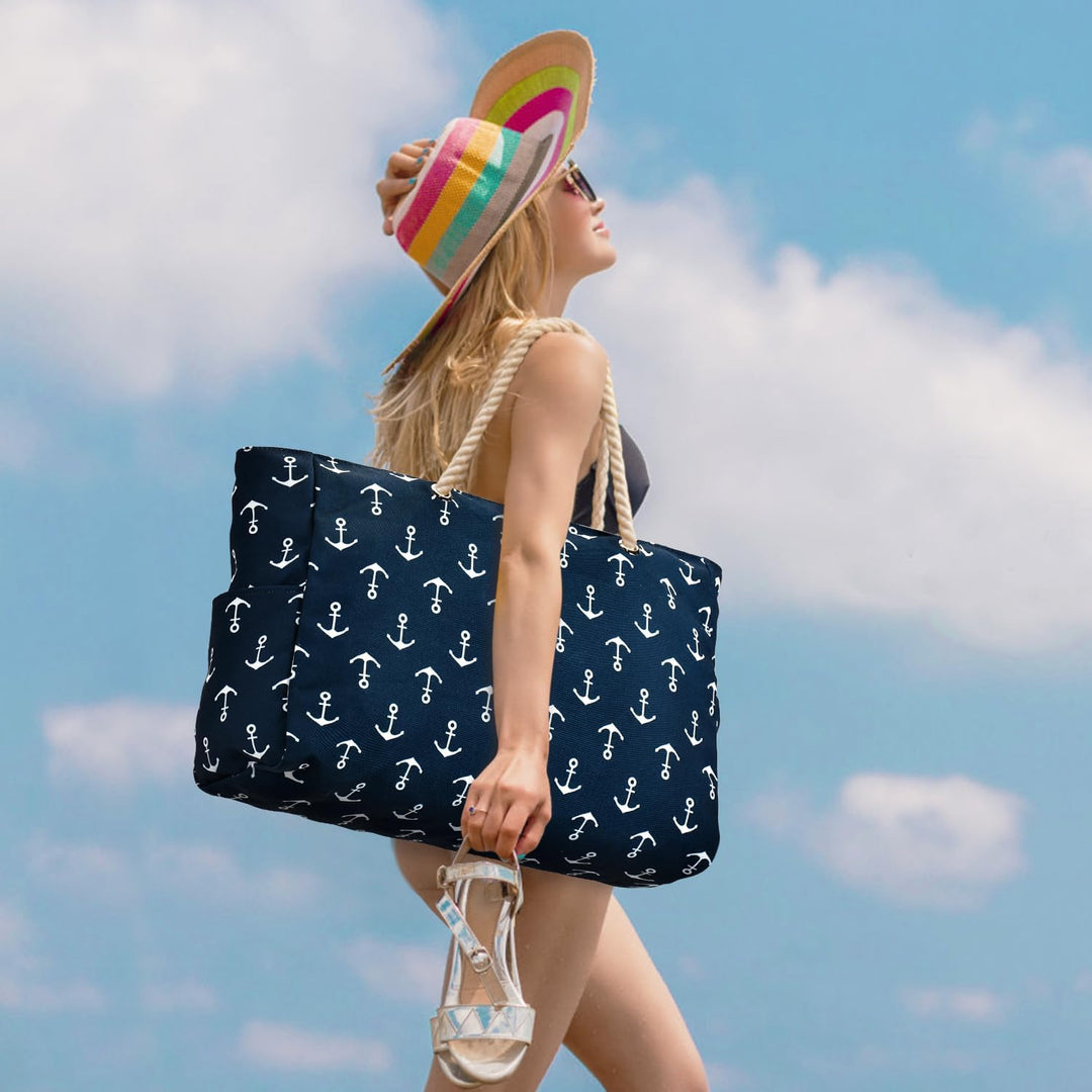 Large capacity waterproof women's shoulder bag, perfect for commuters & travelers.
