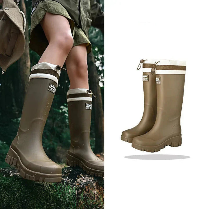 Women's versatile waterproof slip-on boots, perfect for any wet activity.