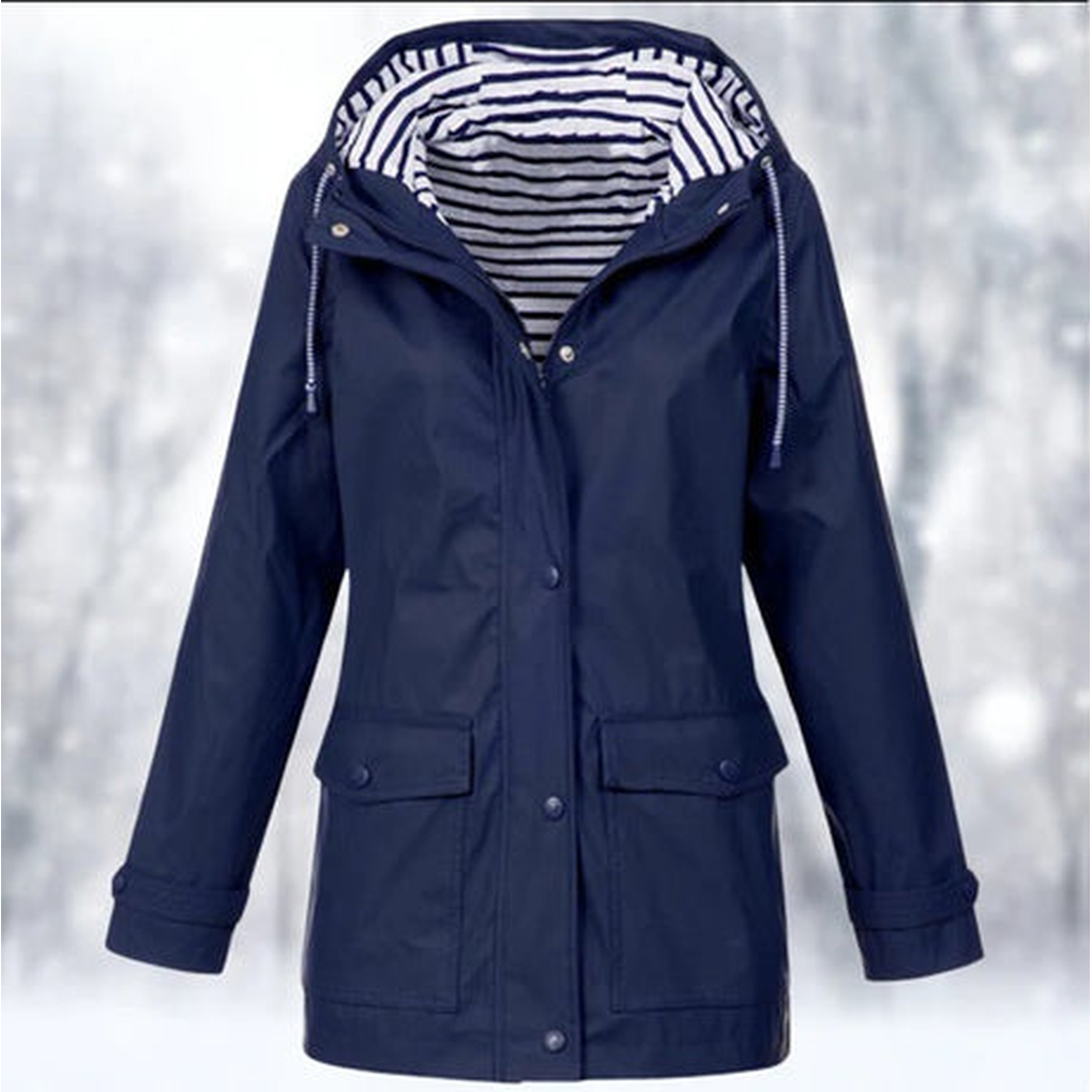 Functional women's wind & rain resistant outerwear, ideal for weather protection during any outdoor activity.