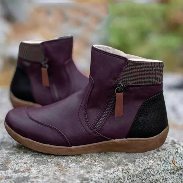 Fashionable women's cold weather boots. Weather-resistant lace-up design for ultimate winter comfort & style.