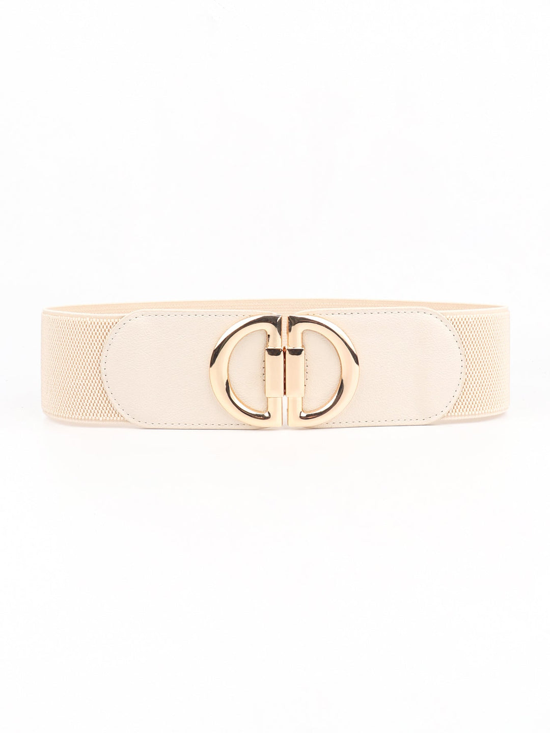 Modern wide women's stretchy fashion belt, featuring a distinctive buckle to elevate your style.
