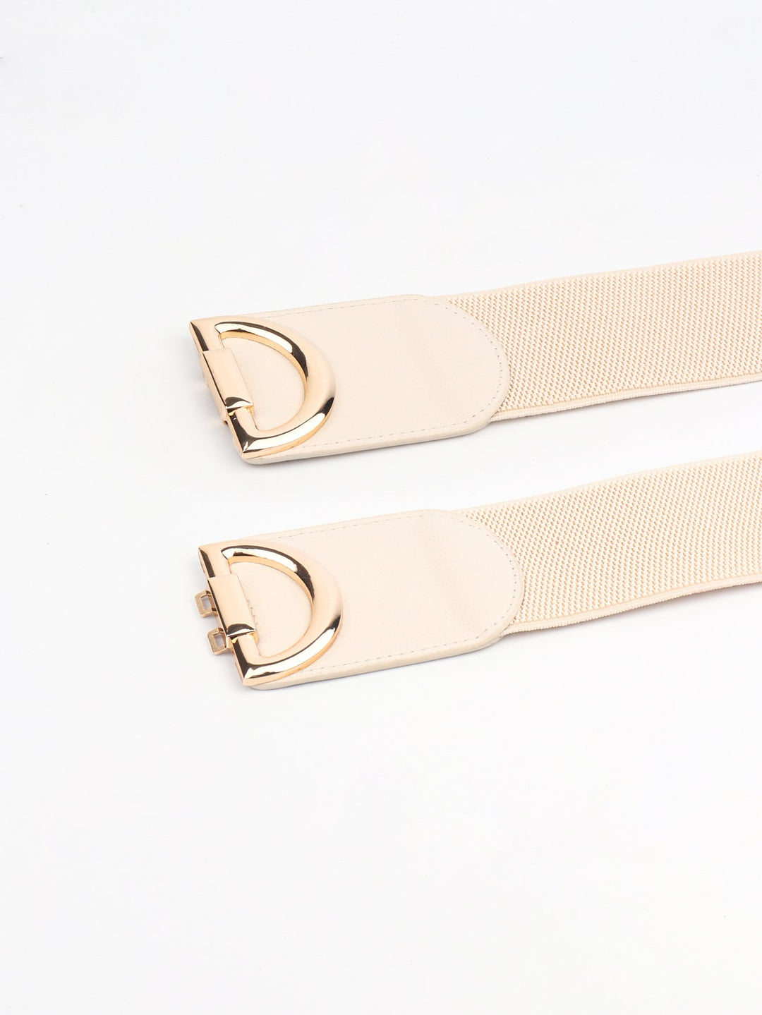 Statement wide stretchy women's belt with an ornate buckle, ideal for making an impact.