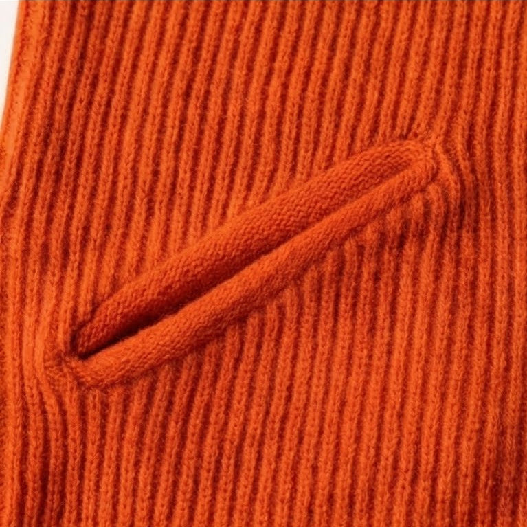 Women's casual winter midi dress with turtleneck. Perfect for cozy everyday wear & office style.