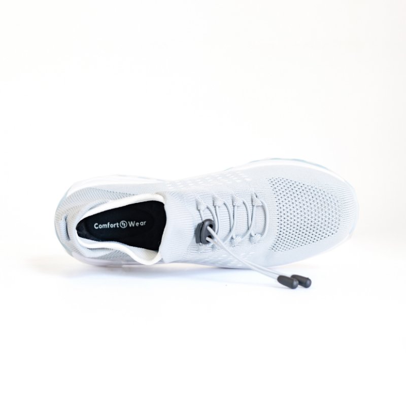 Women's Arctic White Ortho Stretch Cushion Shoes - Lexians