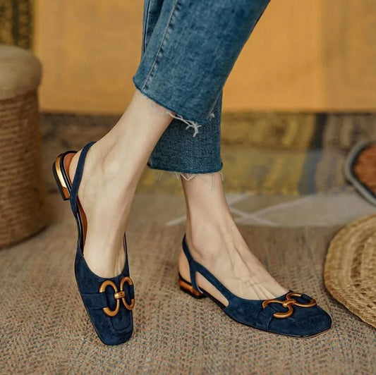 Women's Chic Ergonomic Slingback Flats - Lexians