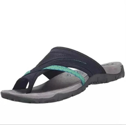 Women's comfortable orthotic cross strap sandals with chic design, featuring an orthotic sole and non-slip outsole for suppor