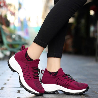 Women's Ortho Stretch Cushion Sneakers for Foot Pain Relief - Lexians