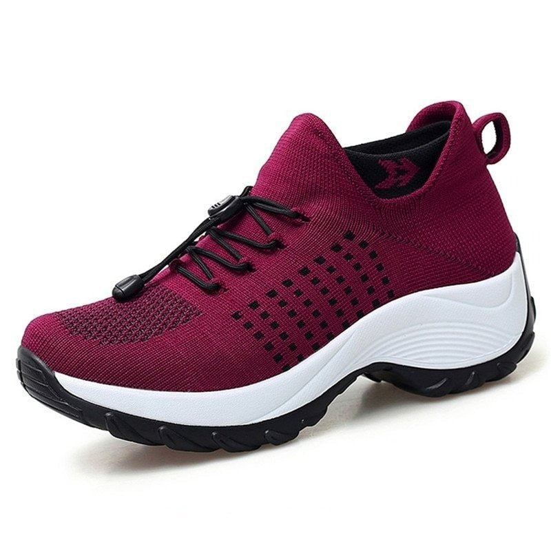 Women's Ortho Stretch Cushion Sneakers for Foot Pain Relief - Lexians