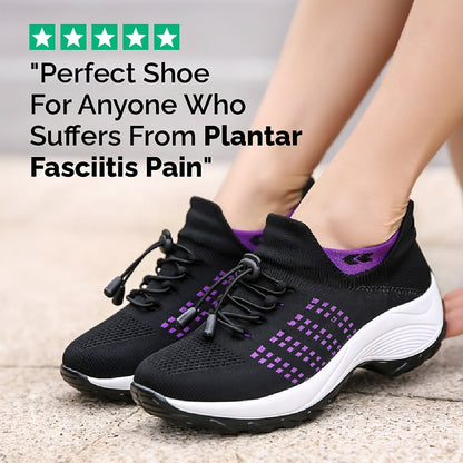 Women's Ortho Stretch Cushion Sneakers for Foot Pain Relief - Lexians