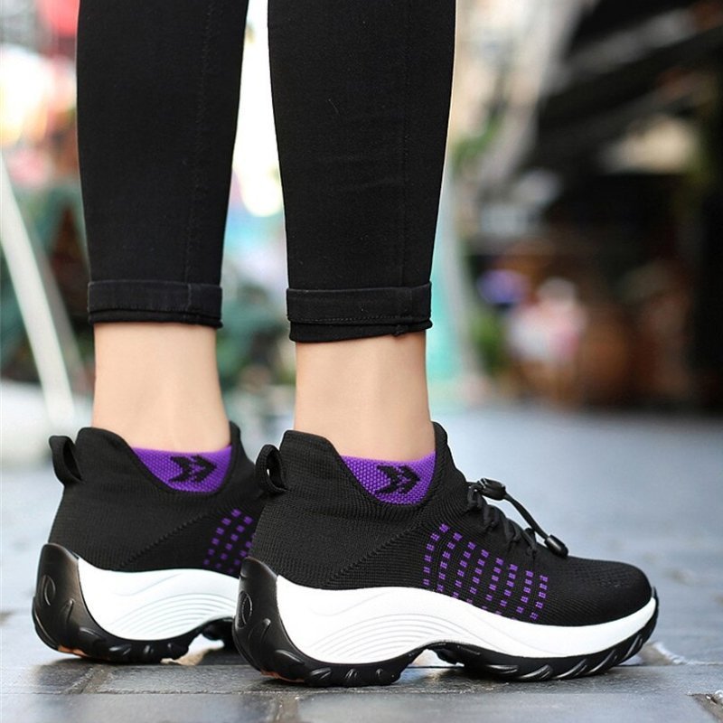 Women's Ortho Stretch Cushion Sneakers for Foot Pain Relief - Lexians