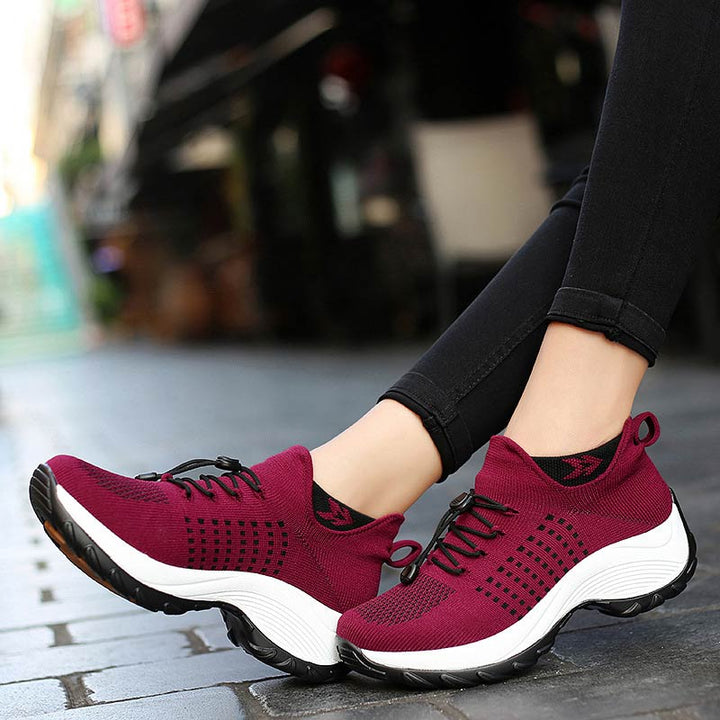 Women's Ortho Stretch Cushion Sneakers for Foot Pain Relief - Lexians