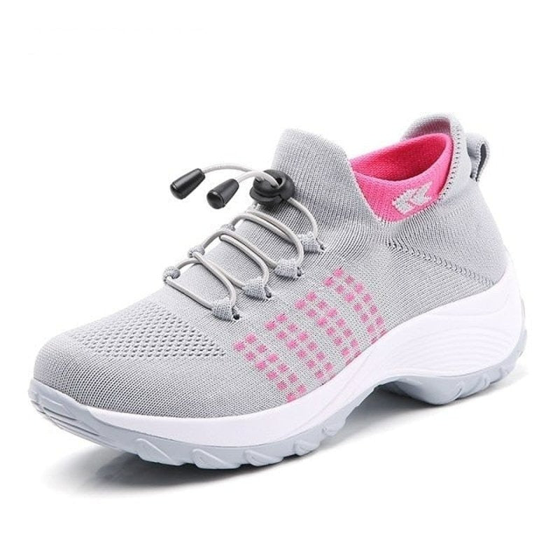 Women's Ortho Stretch Cushion Sneakers for Foot Pain Relief - Lexians