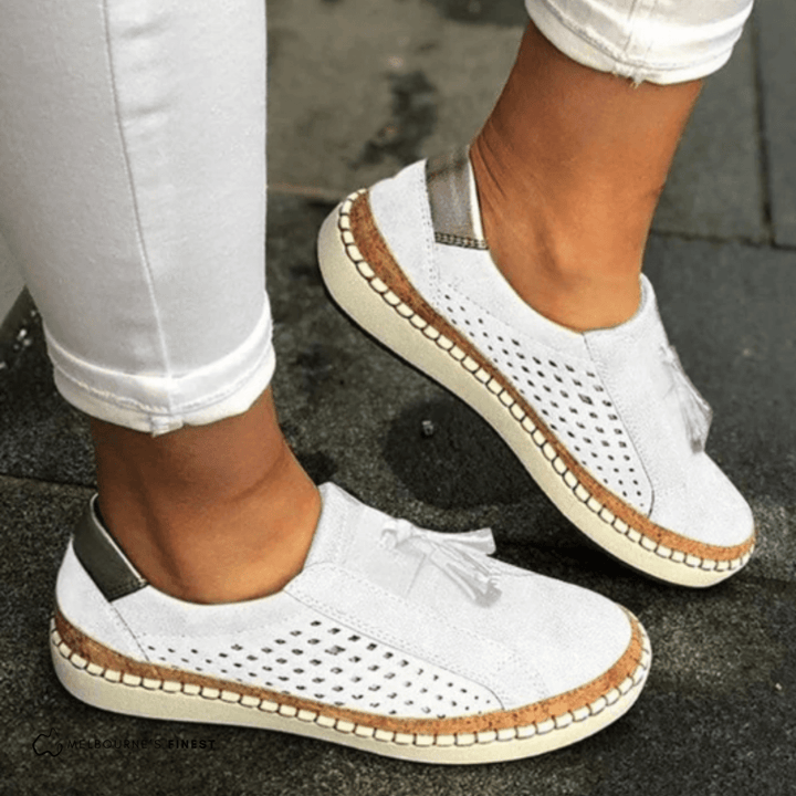 Women's Orthopedic Perforated Slip - On Sneakers - Lexians
