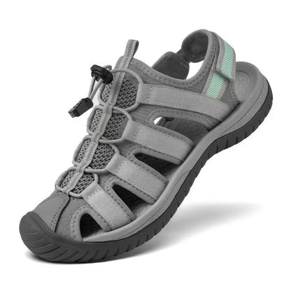 Women's Trailport N2 Hiking Sandals with Elastic Lace - Lexians