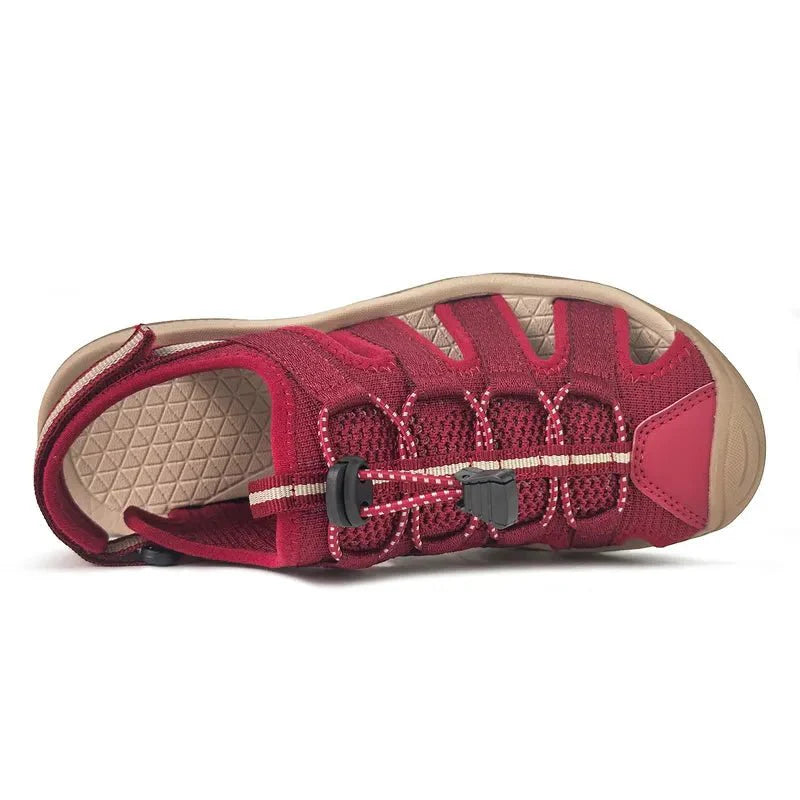 Women's Trailport N2 Hiking Sandals with Elastic Lace - Lexians