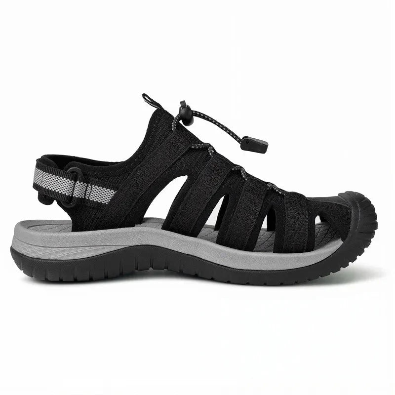 Women's Trailport N2 Hiking Sandals with Elastic Lace - Lexians