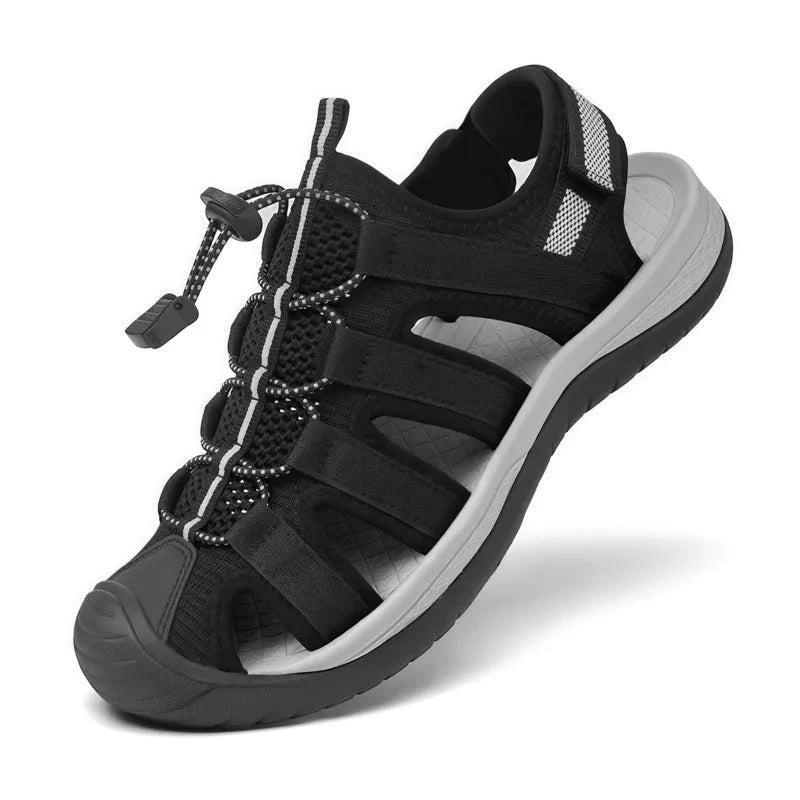 Women's Trailport N2 Hiking Sandals with Elastic Lace - Lexians