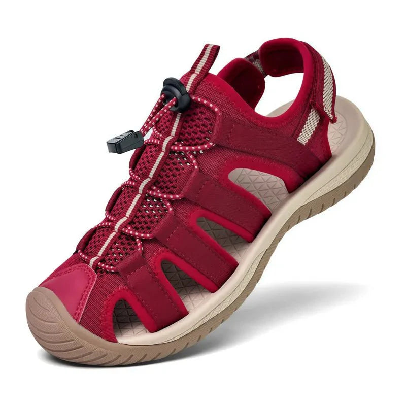 Women's Trailport N2 Hiking Sandals with Elastic Lace - Lexians
