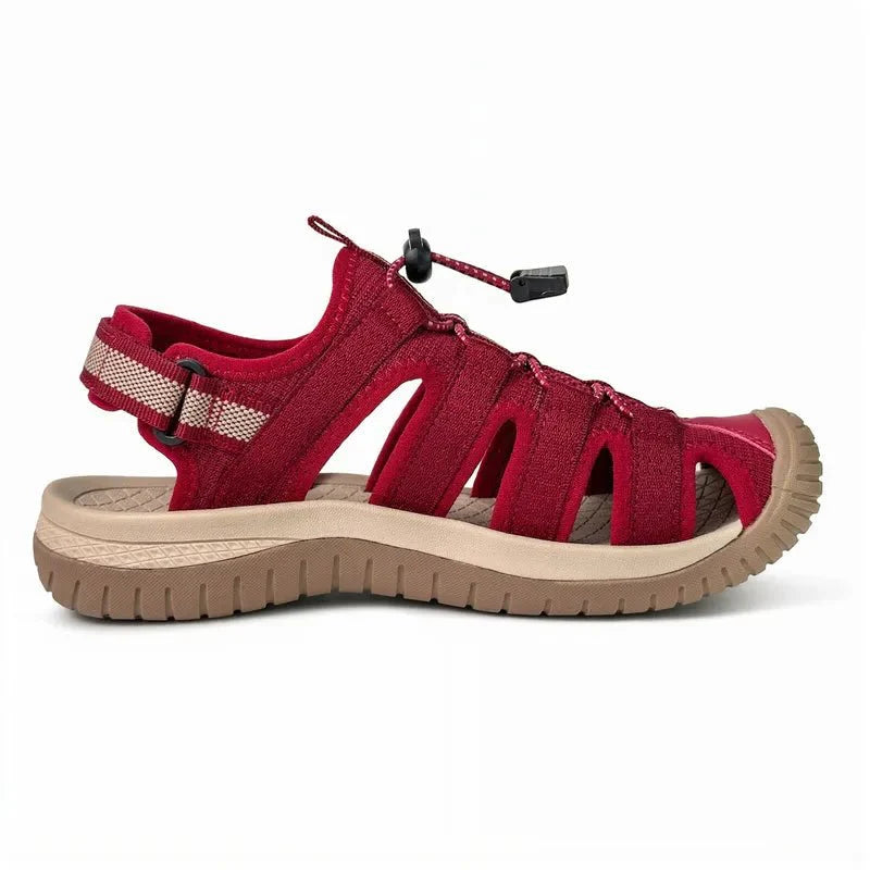 Women's Trailport N2 Hiking Sandals with Elastic Lace - Lexians